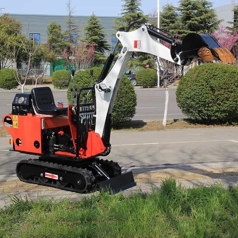YG China Compact Hydraulic Mini Excavators 0.8 Ton With Thumb Bucket  Diggers Mini Small Digger Crawler Excavator Attachments