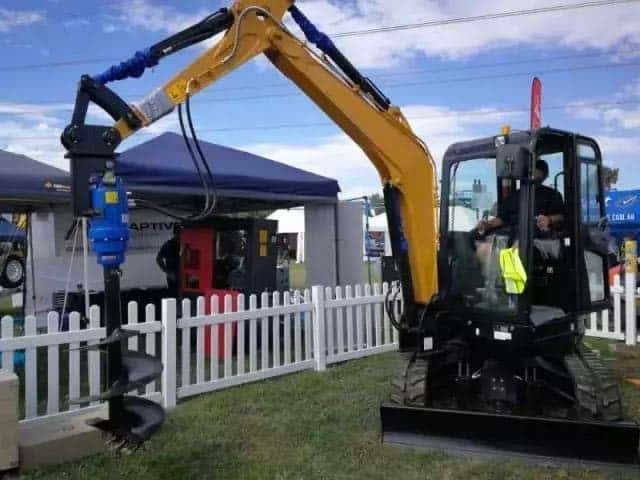 hx35a small mini trench digger