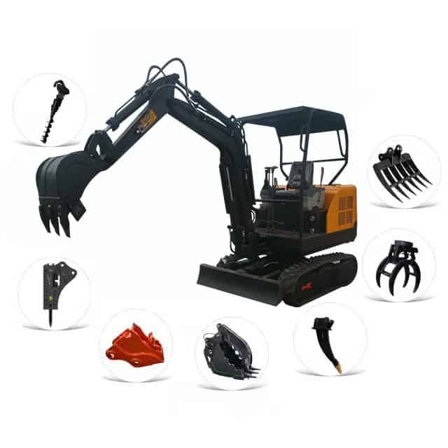 Common Attachments for Mini Excavators